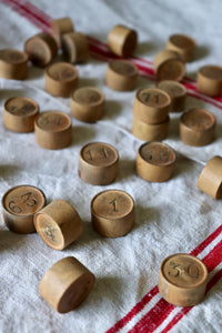 Vintage French Lotto Counters