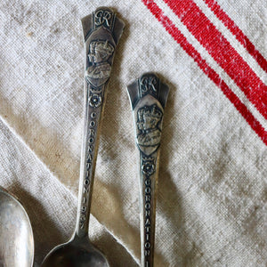 1937 King George VI and Queen Elizabeth Coronation Spoons