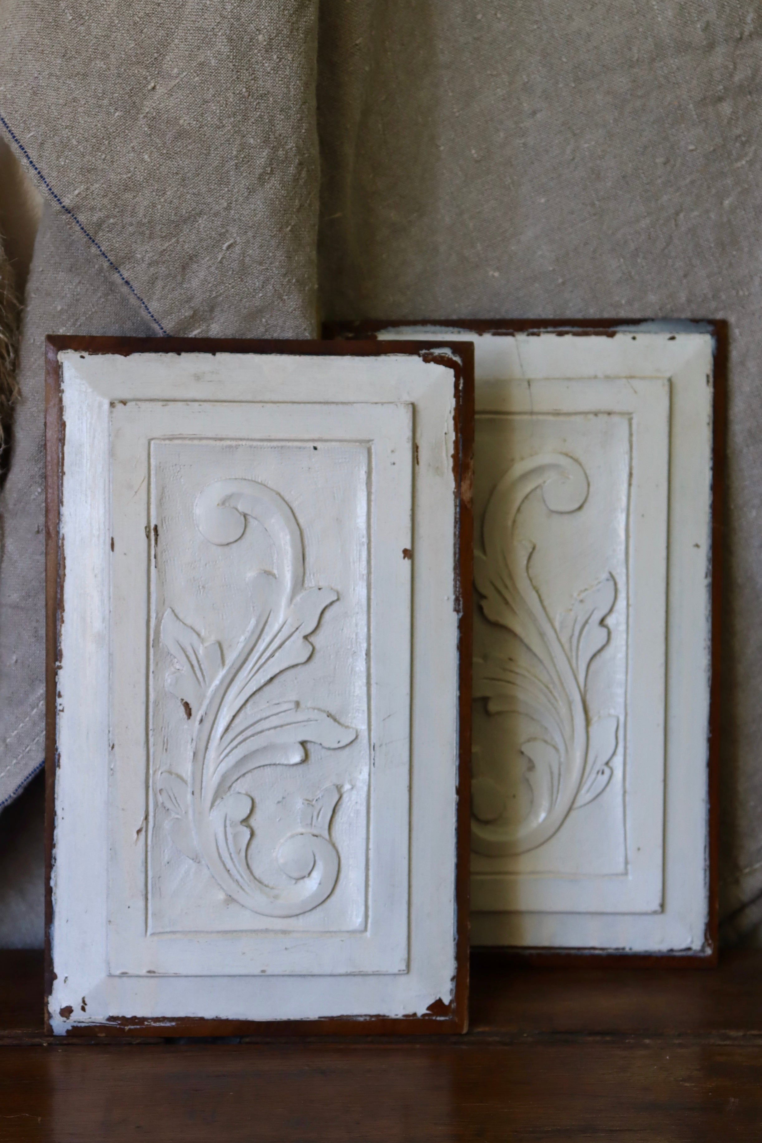 Antique Victorian Wooden Panels