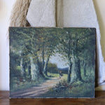 Load image into Gallery viewer, French Landscape Countryside Scene Oil on Canvas
