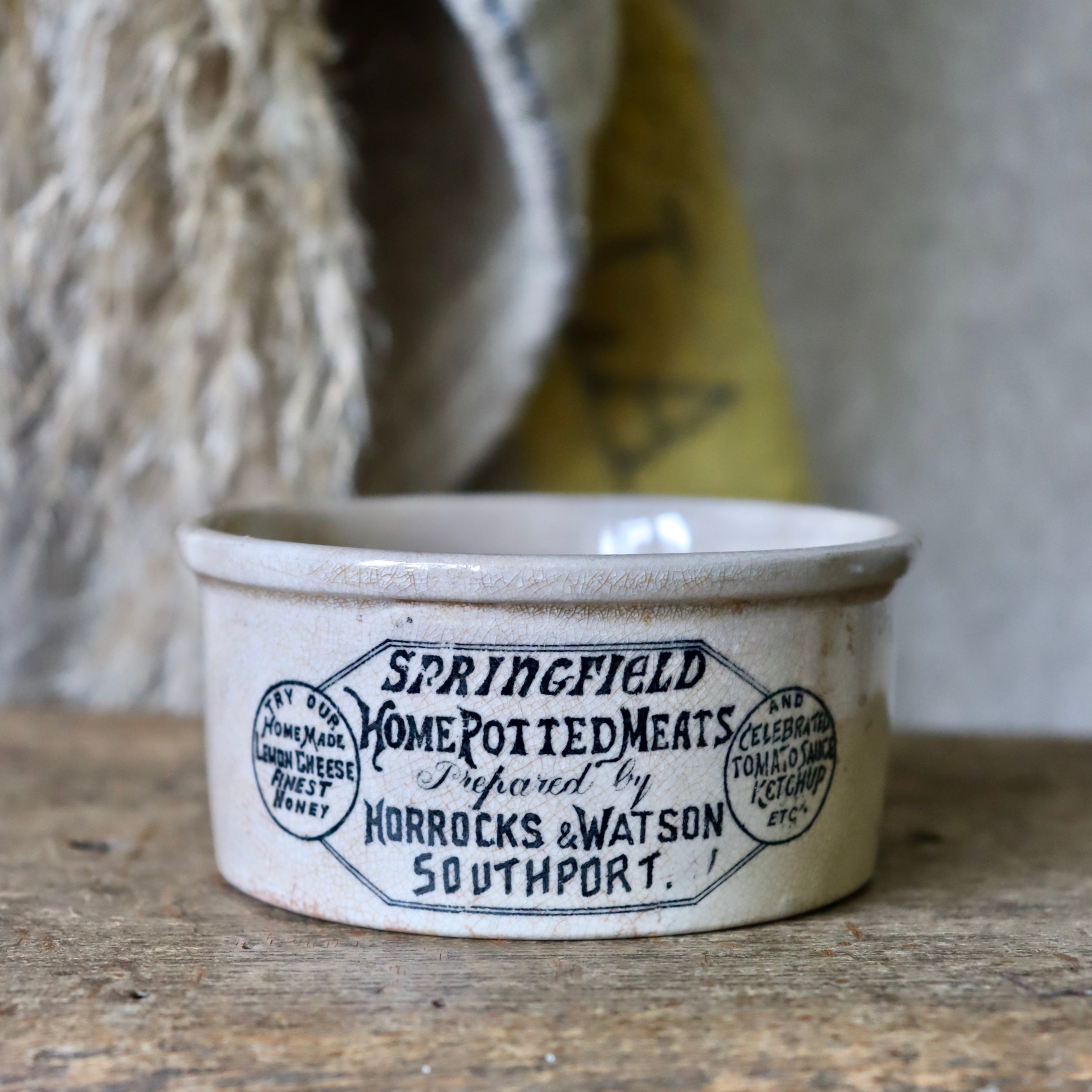 Antique Advertising Pots Collection