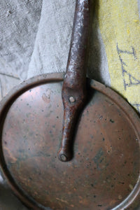 Antique French Copper Pot Lid