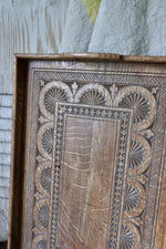 Load image into Gallery viewer, Ornately Carved Wooden Serving Tray
