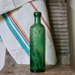 Load image into Gallery viewer, Rare Antique Emerald Green Harrogate Wells Royal Pump Bottle
