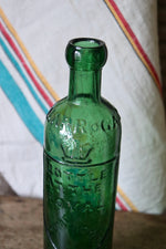 Load image into Gallery viewer, Rare Antique Emerald Green Harrogate Wells Royal Pump Bottle
