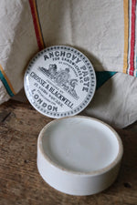 Load image into Gallery viewer, Victorian Crosse &amp; Blackwell Anchovy Paste Lidded Pot
