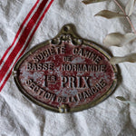 Load image into Gallery viewer, Antique French Société Canine de Basse Normandie Plaque
