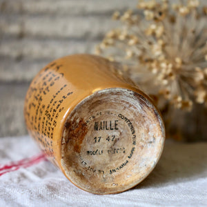 Rare Antique French Maille Vinaigrier Pot