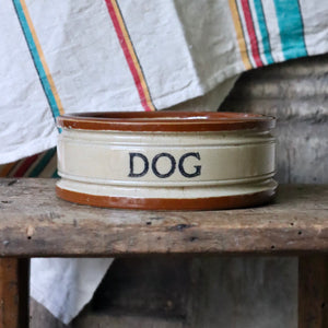 Lovatt Langley Ware Pottery Dog Bowl