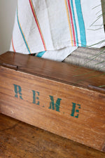 Load image into Gallery viewer, Antique Wooden Military R.E.M.E Box
