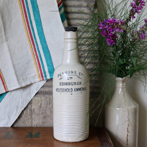 Plynine Coy. Ltd. Edinburgh Household Ammonia Bottle