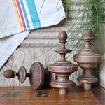 Load image into Gallery viewer, Rustic French Wooden Finials
