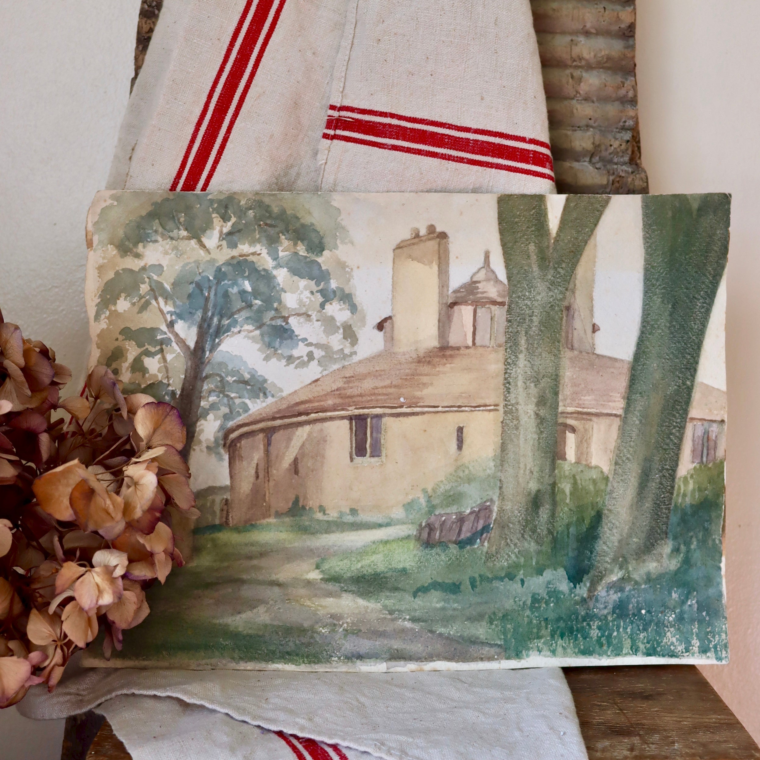 French Country Watercolour Painting