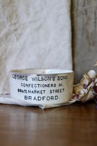 Antique George Wilson & Sons Confectioners & C. Pot