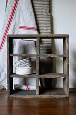 Load image into Gallery viewer, Vintage Rustic Wooden Cubby Unit
