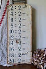 Load image into Gallery viewer, Vintage Times Table Board
