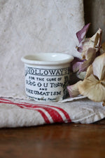 Load image into Gallery viewer, Antique Holloway&#39;s Ointment Chemist Pot
