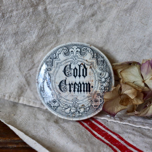 Antique Cold Cream Pot Lid