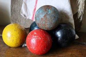 Set of Victorian Croquet Balls