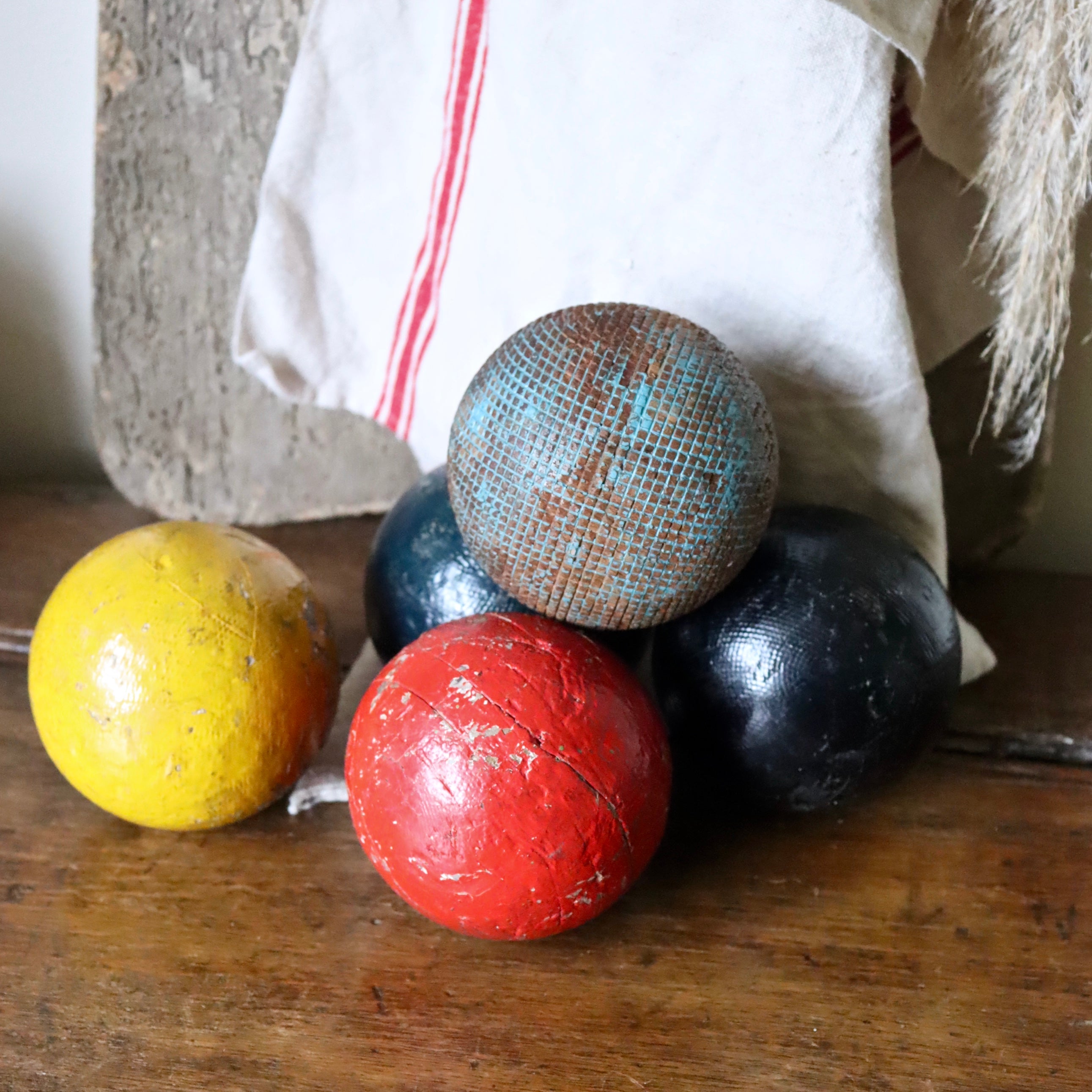 Set of Victorian Croquet Balls