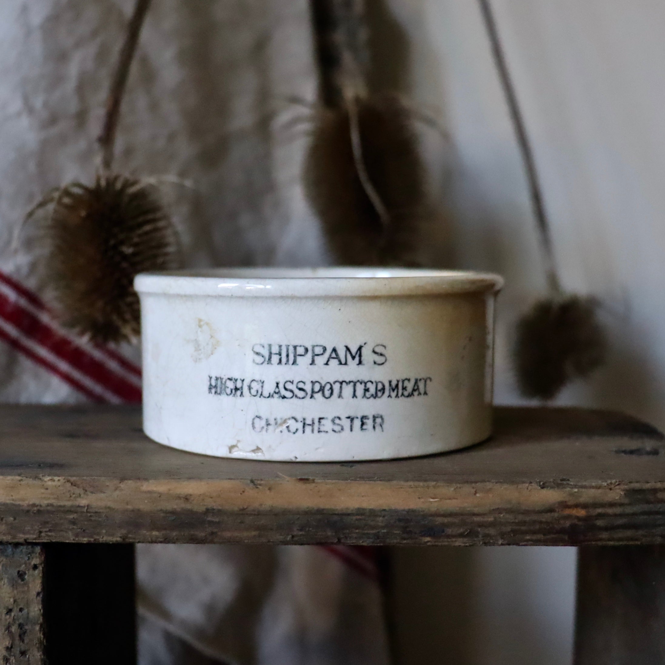 Antique Shippam's Potted Meat Pot