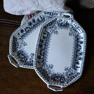 Set of Two Vintage S.F & Co Serving Plates
