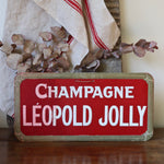 Load image into Gallery viewer, French Champagne Léopold Jolly Sign
